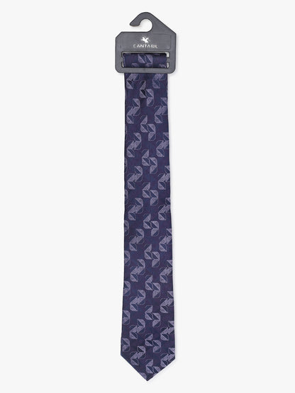 Men's Floral Print Wine Tie