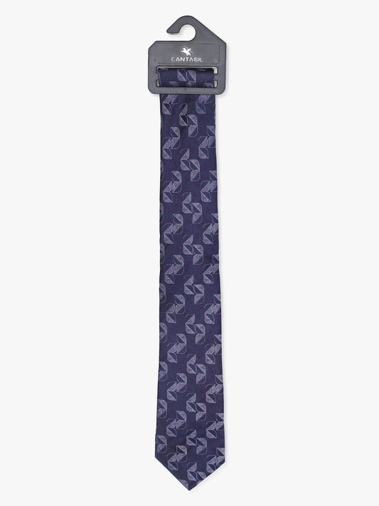 Men's Floral Print Wine Tie
