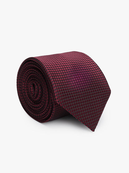 Men's Dobby Tie Set with Pocket Square