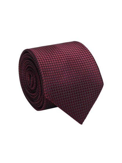 Men's Dobby Tie Set with Pocket Square
