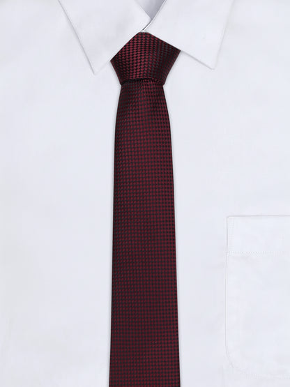 Men's Dobby Tie Set with Pocket Square