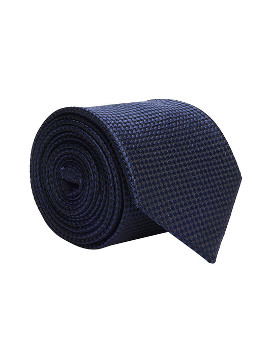 Men's Dobby Tie Set with Pocket Square