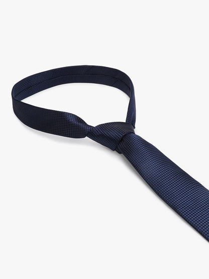 Men's Dobby Tie Set with Pocket Square