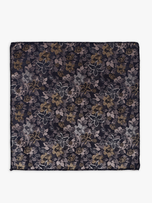 Men Onion Printed Tie With Pocket Square