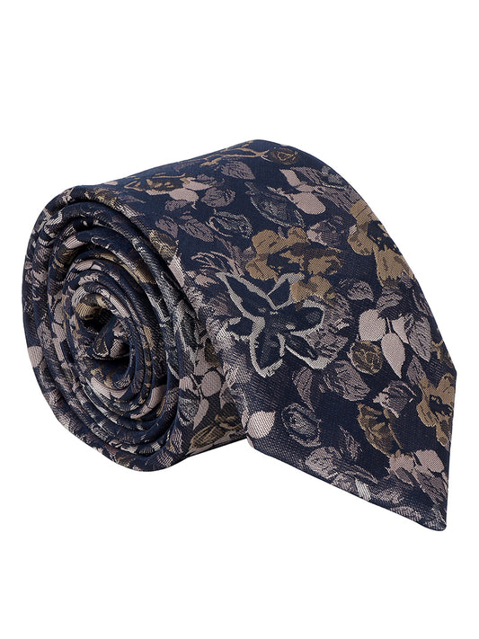 Men Onion Printed Tie With Pocket Square