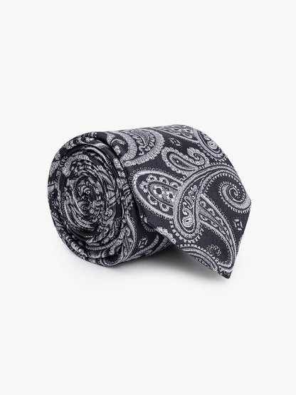 Men's Paisley Tie Set with Pocket Square