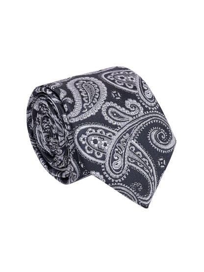 Men's Paisley Tie Set with Pocket Square