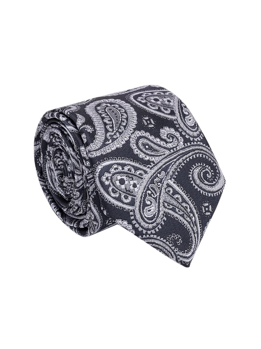 Men's Paisley Tie Set with Pocket Square