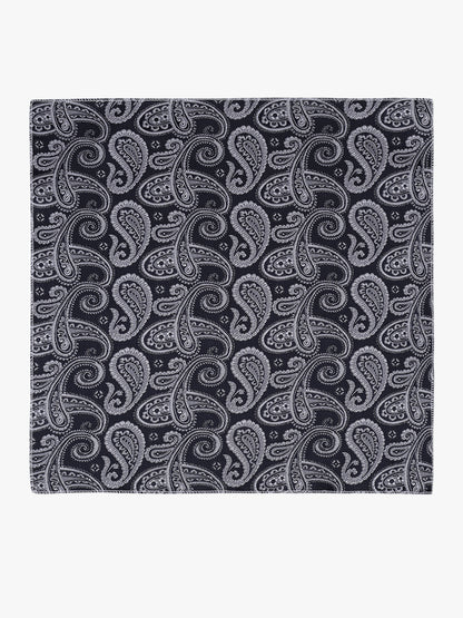 Men's Paisley Tie Set with Pocket Square
