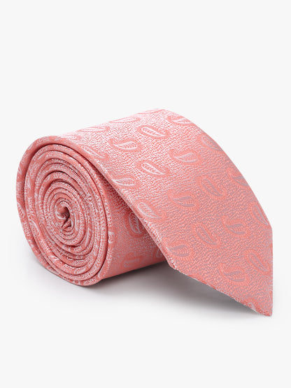 Men's Paisley Tie Set with Pocket Square