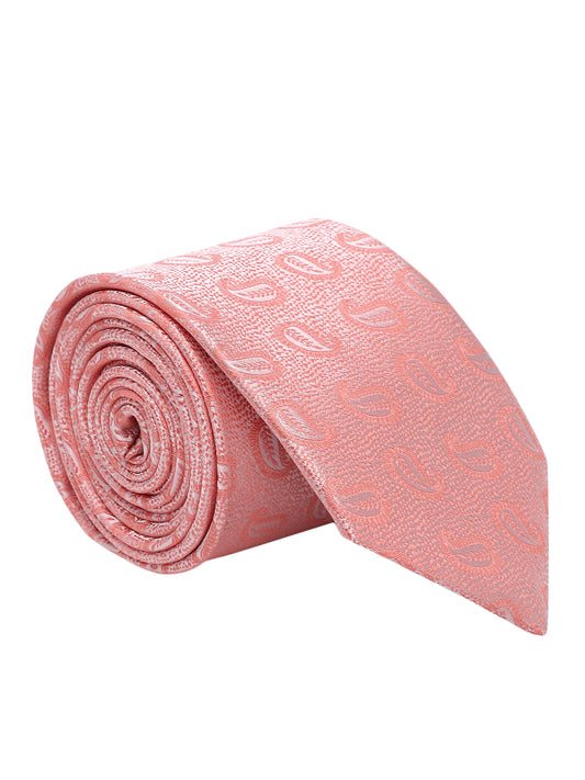 Men's Paisley Tie Set with Pocket Square