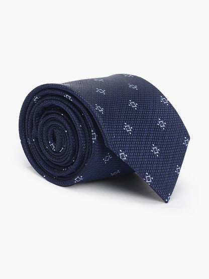 Men's Motifs Design Tie Set with Pocket Square