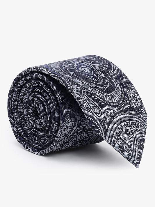 Men's Paisley Tie Set with Pocket Square