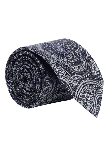 Men's Paisley Tie Set with Pocket Square