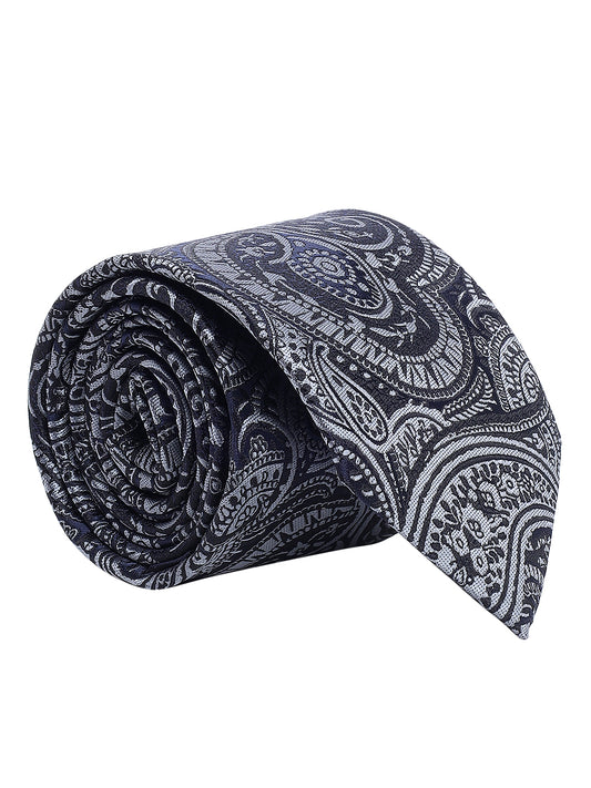 Men's Paisley Tie Set with Pocket Square
