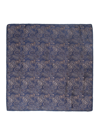 Men's Paisley Tie Set with Pocket Square