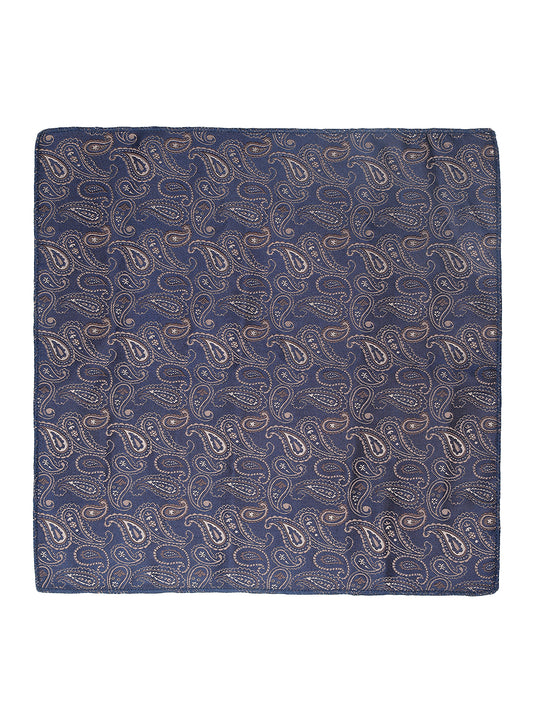 Men's Paisley Tie Set with Pocket Square