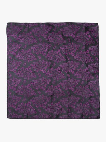 Men's Paisley Tie Set with Pocket Square
