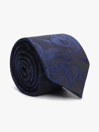 Men's Paisley Tie Set with Pocket Square