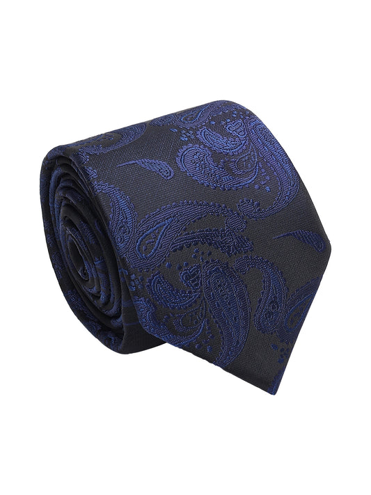 Men's Paisley Tie Set with Pocket Square