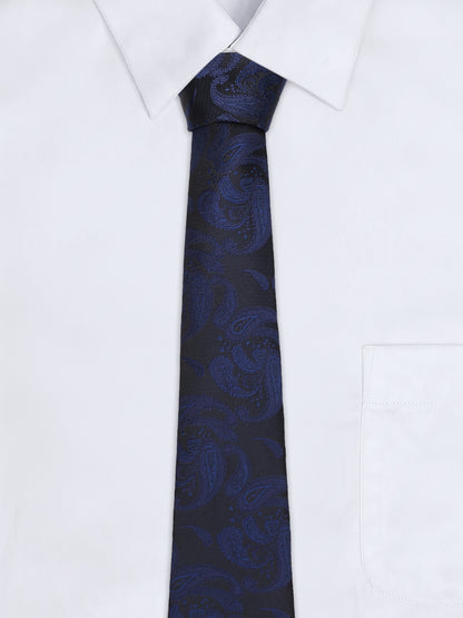Men's Paisley Tie Set with Pocket Square