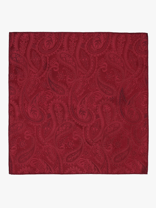 Men's Paisley Tie Set with Pocket Square