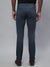 Cantabil Men Blue Cotton Blend Self Design Regular Fit Casual Trouser (7113696510091)