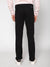 Cantabil Men Black Cotton Blend Self Design Regular Fit Casual Trouser (7113753067659)