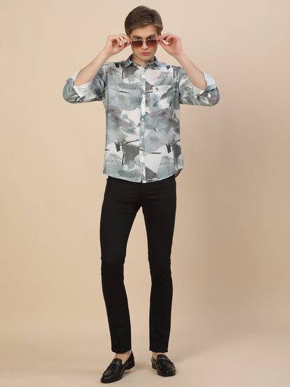 Casual Trouser for Men | Breathable & Soft with Color Fastness Regular Fit Cotton Blend Fabric Solid Pattern Button Closure