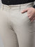 Cantabil Men Beige Cotton Blend Printed Regular Fit Casual Trouser (7087824535691)