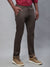 Cantabil Men Brown Cotton Blend Solid Regular Fit Casual Trouser (7113731408011)