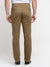 Cantabil Men Khaki Cotton Blend Solid Regular Fit Casual Trouser (6729680715915)