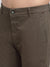 Cantabil Men Olive Cotton Blend Solid Regular Fit Casual Trouser (6729686253707)