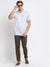 Cantabil Men Olive Cotton Blend Solid Regular Fit Casual Trouser (6729686253707)