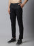 Cantabil Men Black Cotton Blend Checkered Regular Fit Casual Trouser (7037599121547)