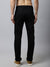 Cantabil Men Black Cotton Blend Self Design Regular Fit Casual Trouser (7048356102283)