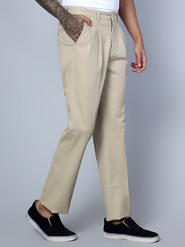 Buy Beige Trousers  Pants for Men by Cantabil Online  Ajiocom