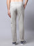 Cantabil Men Fawn Cotton Blend Checkered Regular Fit Casual Trouser (7018549674123)