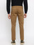 Cantabil Men Khaki Cotton Blend Printed Regular Fit Casual Trouser (7047319060619)