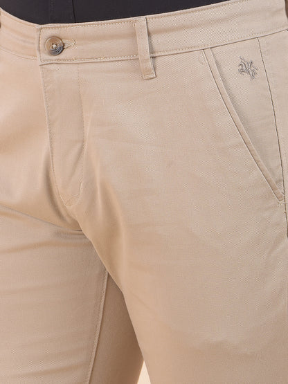Casual Trouser for Men l Breathable & Soft with Color Fastness Regular Fit Cotton Stretch Fabric Solid Pattern