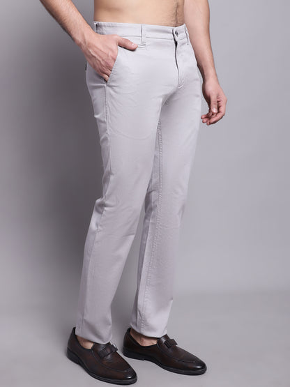 Cantabil Men Grey Casual Trouser (7137871397003)