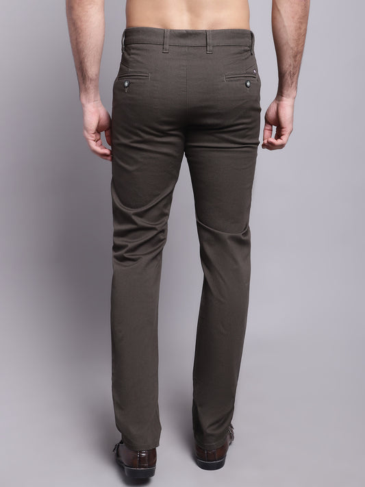 Cantabil Men Military Green Casual Trouser (7137872380043)
