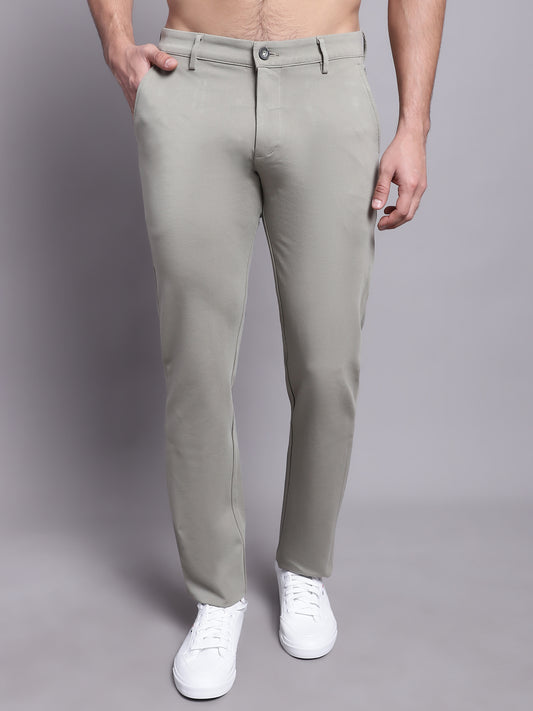 Cantabil Men Olive Green Casual Trouser (7137875329163)