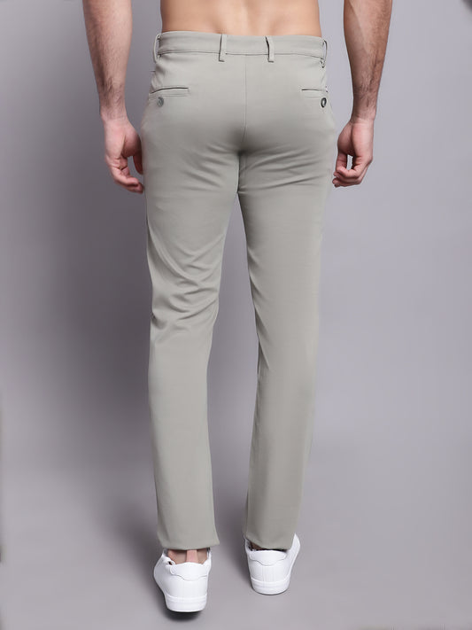 Cantabil Men Olive Green Casual Trouser (7137875329163)