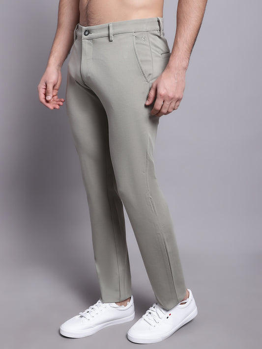 Cantabil Men Olive Green Casual Trouser (7137875329163)