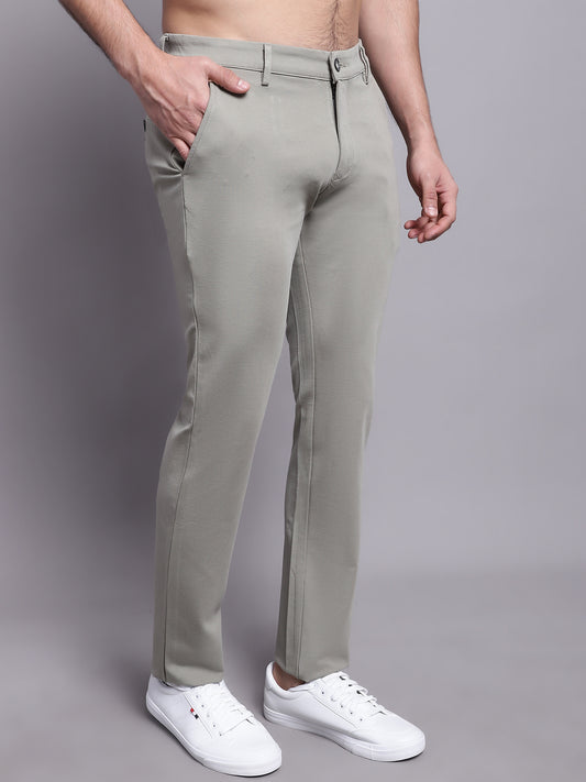 Cantabil Men Olive Green Casual Trouser (7137875329163)