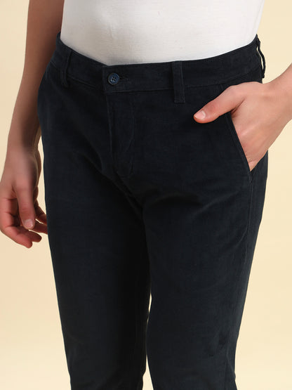 Casual Trouser for Men l Breathable & Soft with Color Fastness Regular Fit Cotton Blend Fabric Coutray Pattern Button Closure