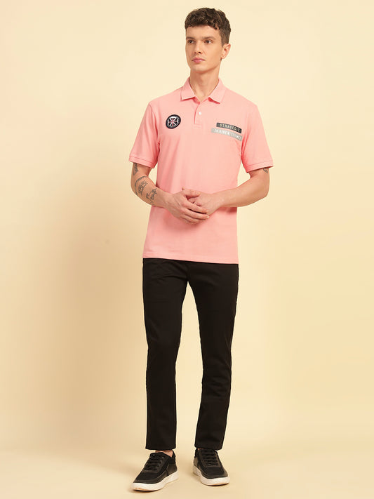 Casual Trouser for Men | Breathable & Soft with Color Fastness Regular Fit Cotton Blend Fabric Solid Pattern Button Closure