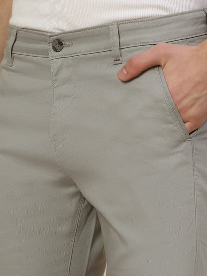 Casual Trouser for Men | Breathable & Soft with Color Fastness Regular Fit Cotton Blend Fabric Solid Pattern Button Closure