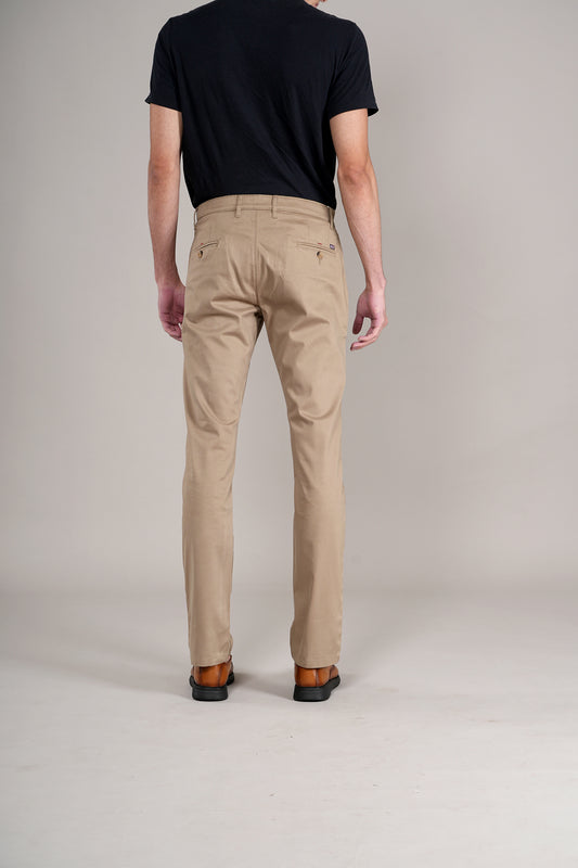 Casual Trouser for Men | Breathable & Soft with Color Fastness Regular Fit Cotton Blend Fabric Solid Pattern Button Closure